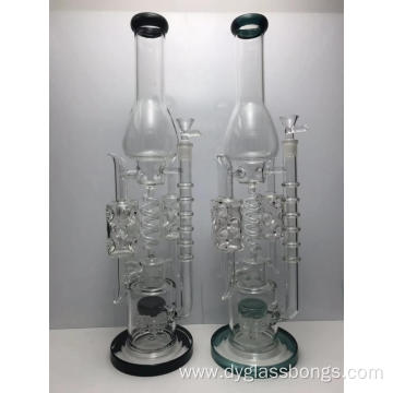 Platinum SkyScraper Glass Bongs with Multiple Filters